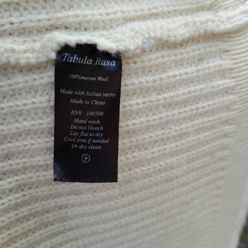 Tabula Rasa Wool Sweater Small - Picture 7 of 7